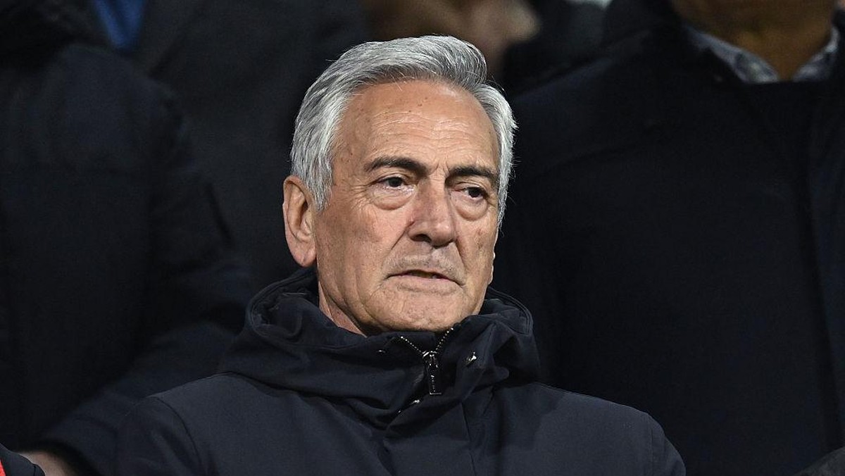 Presiden FIGC Gabriele Gravina mundur usai Italia gagal ke Piala Dunia 2026. (Getty Images/Image Photo Agency)