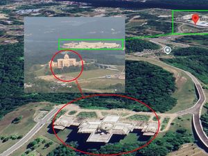 Penampakan Istana Sultan Brunei  Terlihat dari Citra Satelit