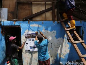 Penataan Kawasan Kumuh Dimulai, Rumah di Menteng Tenggulun Direnovasi
