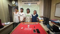 Sembunyikan Sabu dalam Sarung Tangan Bayi, Sekeluarga di Mataram Dibekuk