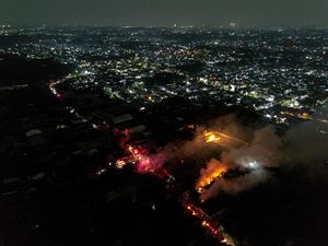 Kebakaran Gudang Pengisian Elpiji di Bekasi Diduga Dipicu Gas Bocor