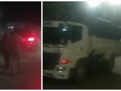 Viral Oknum Polisi Diduga Kawal Truk Batu Bara yang Melintas di Muratara
