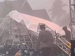 Rara LIDA Nyaris Tertimpa Panggung yang Roboh Saat Isi Acara di OKI