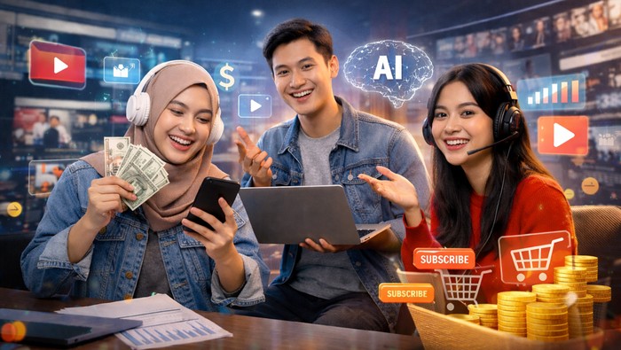 Gen Z Mulai Cuan dari Jualan Konten Digital