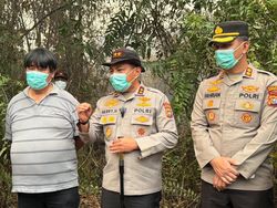 Antisipasi Super El Nino, Kapolda Riau Turun Monitoring Karhutla di Bengkalis