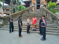 Kapolres Pastikan Rangkaian Ibadah Jumat Agung di Gianyar Aman dan Khidmat