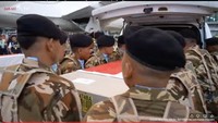 Jenazah 3 Prajurit TNI Gugur di Lebanon Tiba di Indonesia