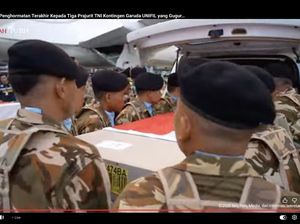 Jenazah 3 Prajurit TNI Gugur di Lebanon Tiba di Indonesia