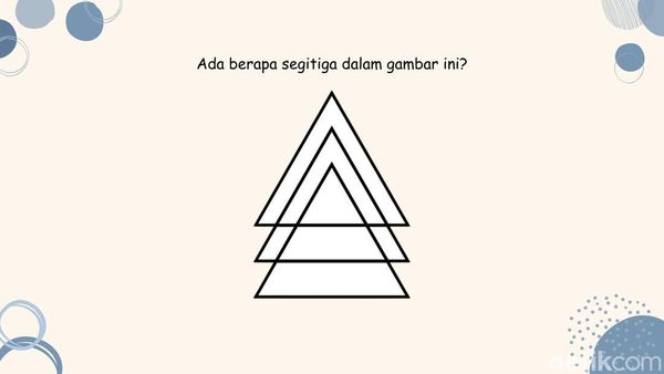 Ada Berapa Segitiga dalam Gambar Bertumpuk Ini? Cuma IQ Super yang Bisa Temukan Semua