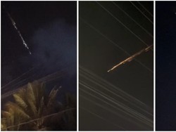 Heboh Benda Bercahaya Mirip Meteor Melintas di Langit Lampung