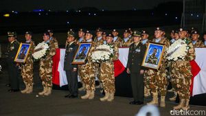Tiga Prajurit TNI Gugur di Lebanon Dipulangkan