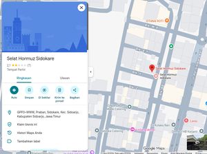 Video Awal Mula Munculnya Selat Hormuz Cabang Sidokare Jatim