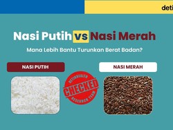 Infografis: Nasi Merah Vs Nasi Putih, Mana yang Lebih Diet Friendly?