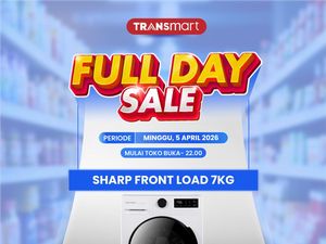Mesin Cuci Front Load 7KG Hanya Rp 4 Jutaan di Transmart Full Day Sale