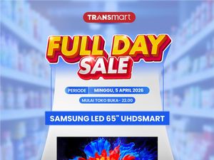 LED TV 65 Inch di Transmart Full Day Sale Diskon sampai 70%