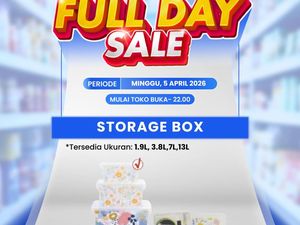 Transmart Full Day Sale! Storage Box Cuma Rp 27 Ribuan