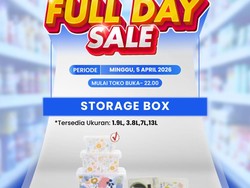 Transmart Full Day Sale! Storage Box Cuma Rp 27 Ribuan