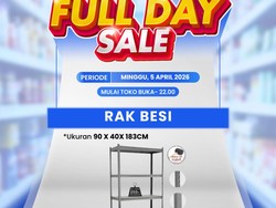 Buruan ke Transmart Full Day Sale, Beli Rak Besi Diskonnya Jumbo