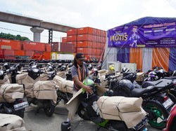 Lampaui Target, Program Motis DJKA Angkut 12.419 Motor Pemudik Jakarta