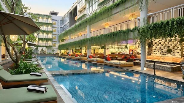 Kolam renang di Hotel Neo+ Kuta Legian. Foto Dok: Archipelago International