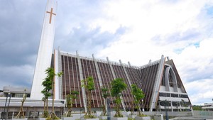 Potret Terbaru Gereja Katolik di IKN yang Akhirnya Rampung