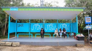 Halte Baru di Sawangan Tercoreng Aksi Vandalisme