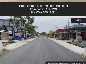 Pemprov Sulsel Kebut MYP Paket 3, Ruas Jalan Pinrang-Sidrap Diperbaiki