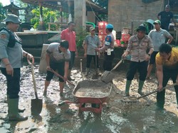 Ratusan KK di Jembrana Diterjang Banjir gegara Hujan Deras