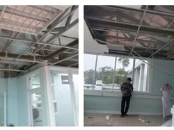 Plafon RSUD Sobirin Muara Beliti Ambruk Akibat Diterjang Angin Kencang