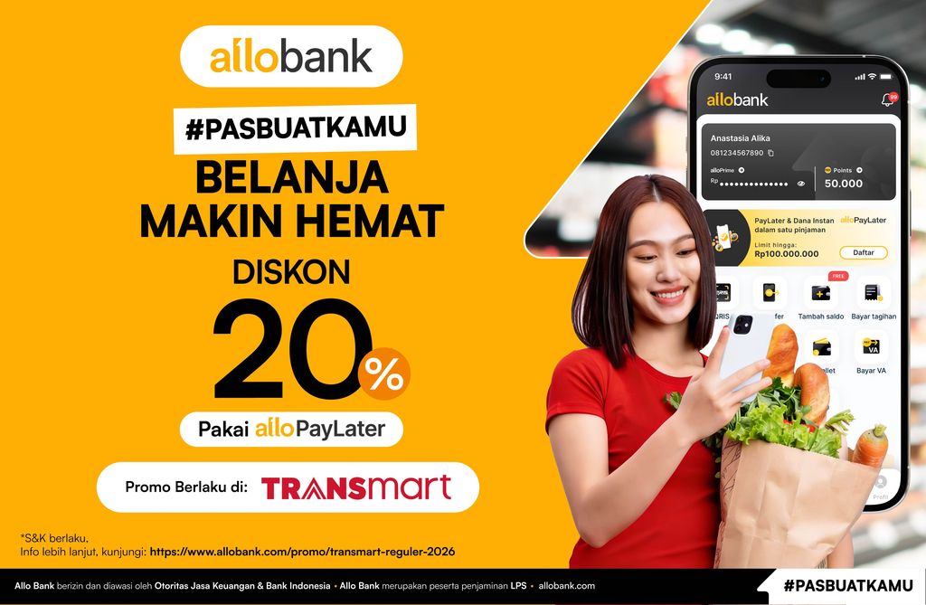 Promo Transmart dengan Allo PayLater
