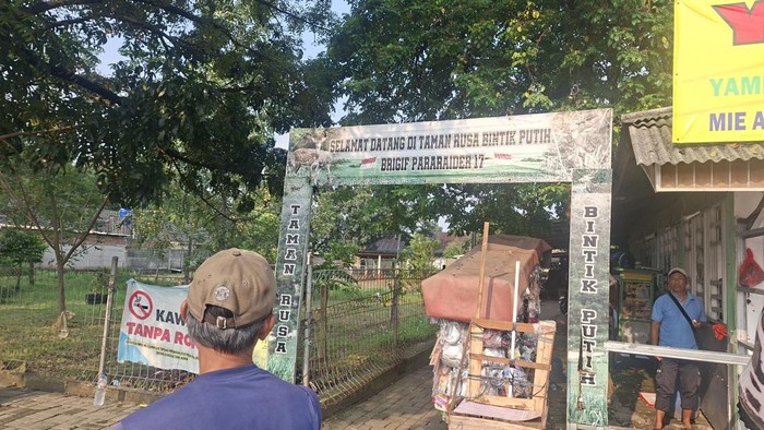 Potret Taman Rusa Bintik Putih, Wisata Gratis Favorit Warga Cijantung