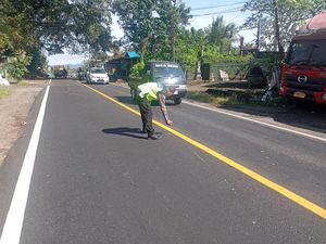Pasutri Senggol Fuso di Jalan Denpasar-Gilimanuk, Istri Tewas Terlindas