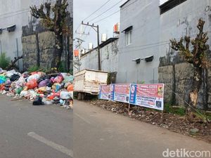 Before-After Sampah di Teuku Umar Makassar Sepekan Menumpuk Usai Dibersihkan