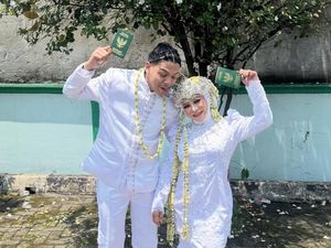 Visual Kreator Cimoy Nuraini saat Nikah Bikin Semua Mata Tertuju Padanya