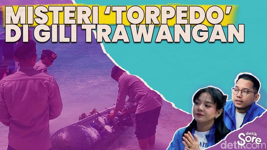 Video: Nelayan Temukan Benda Berbentuk Torpedo di Perairan Gili Trawangan