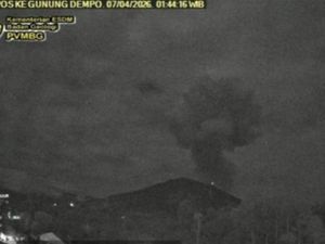 Gunung Dempo di Pagar Alam Erupsi, Keluarkan Abu Vulkanik Setinggi 2.500 Meter