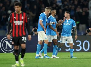 Hasil Liga Italia: Napoli Bungkam Milan 1-0