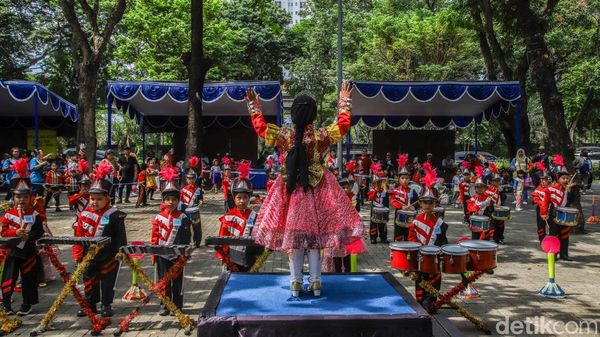 Anak-anak TK Bekasi Unjuk Bakat di Porseni Ancol