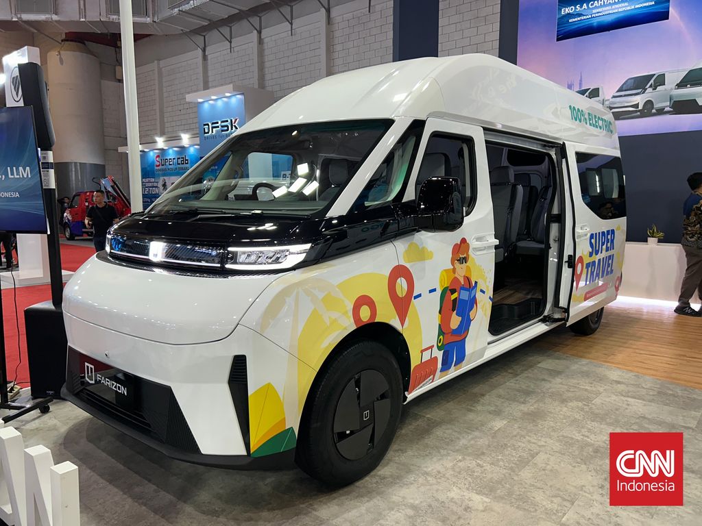 Van listrik Farizon SV mejeng di  Giicomvec 2026.