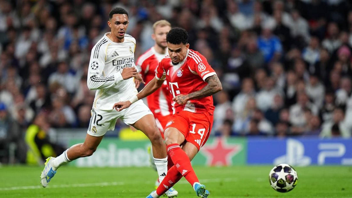 Real Madrid vs Bayern Munich di babak pertama. (Foto: Getty Images/Angel Martinez)