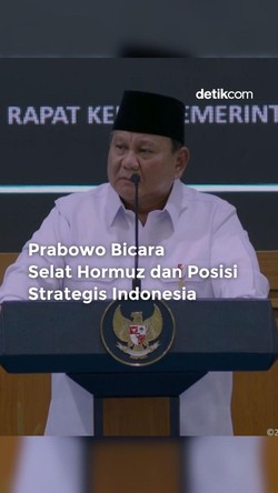 Video Prabowo Bicara soal Selat Hormuz-Posisi Strategis RI