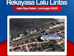 Perbaikan Jembatan Kesambi, Contra Flow Berlaku di Babat-Lamongan