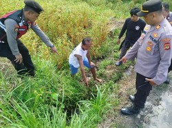 Nenek 72 Tahun Ditemukan Tewas di Saluran Irigasi Sawah Klungkung