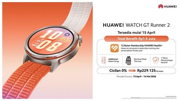 Huawei GT Runner 2 X Kipchoge Segera Hadir, Smartwatch Ultra Presisi