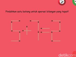 Teka-teki Pindahkan Korek Ini Gampang-gampang Susah! Bisa Jawab Cepat?