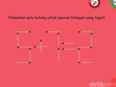 Teka-teki Pindahkan Korek Ini Gampang-gampang Susah! Bisa Jawab Cepat?