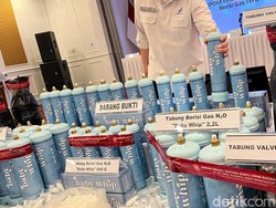 Baby Whip Ilegal Banyak Dijual di DKI-Makassar, Disertai Tutorial Hirup Gas Tawa