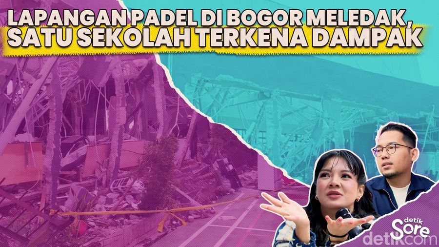 Video: Ledakan Hancurkan Lapangan Padel di Bogor