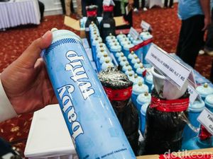 Video Penampakan Baby Whip Berisi Gas Tertawa Ilegal Sitaan BPOM