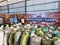 ID FOOD Ekspor Perdana Bunga Pala ke India